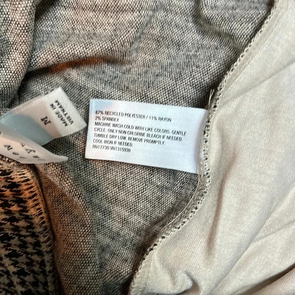 A new day pullon stretch pants brown black houndstooth - Picture 4 of 7